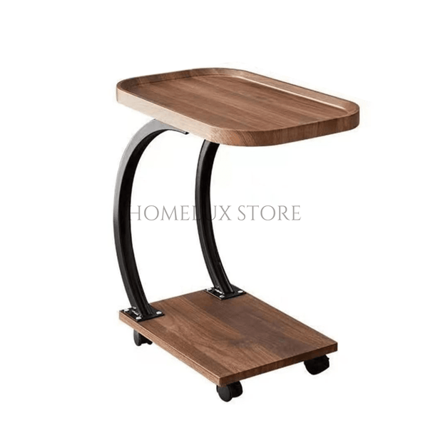 Stylish C-Shaped Side Table