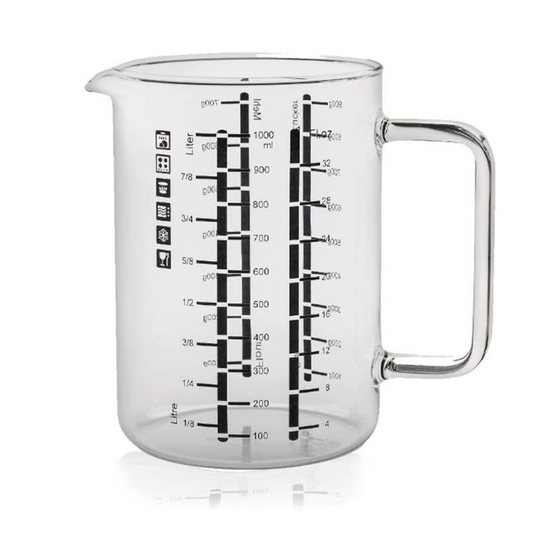 Glass Measuring Cup - 2 Pc Set