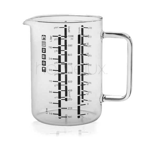 Glass Measuring Cup - 2 Pc Set