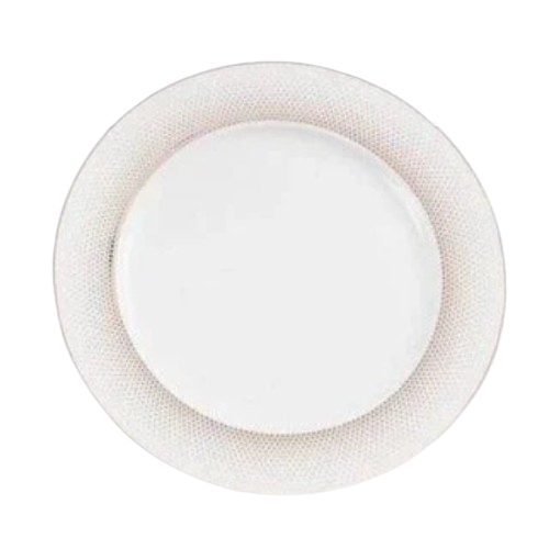 Uk Parliament Porcelain Plate Set of 18 (White)