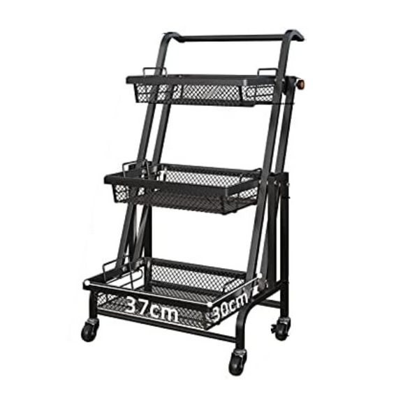 Parallel Metal Folding Storage Rack