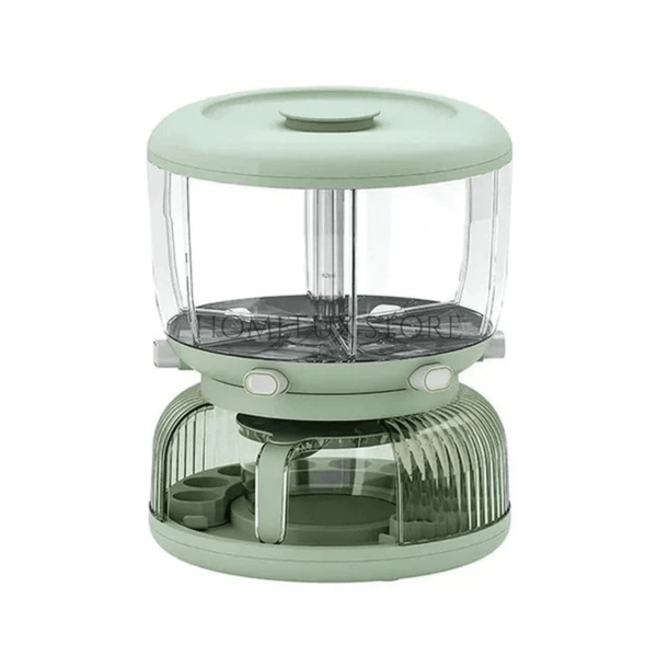 Grain Dispenser Container With Egg Tray - 6 Grid