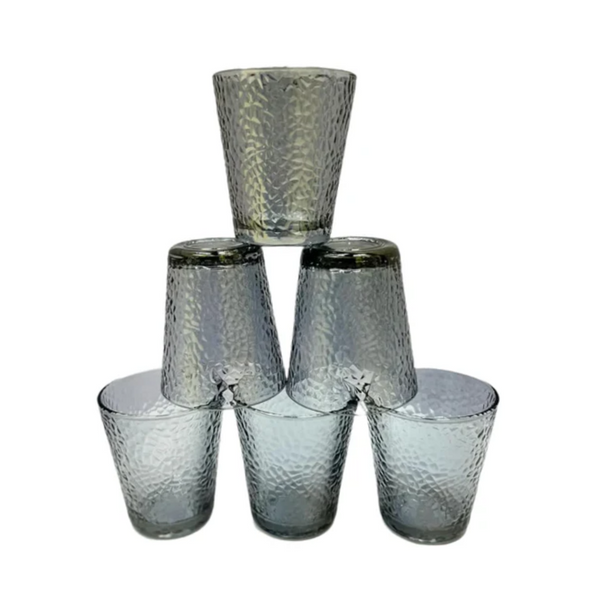 Pebble Textured Glass Set