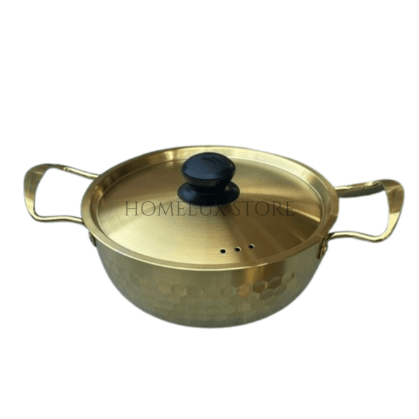 Luxury Hammered Gold Pot