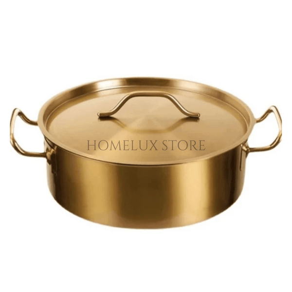 Luxury and Stylish Gold Serving Pots