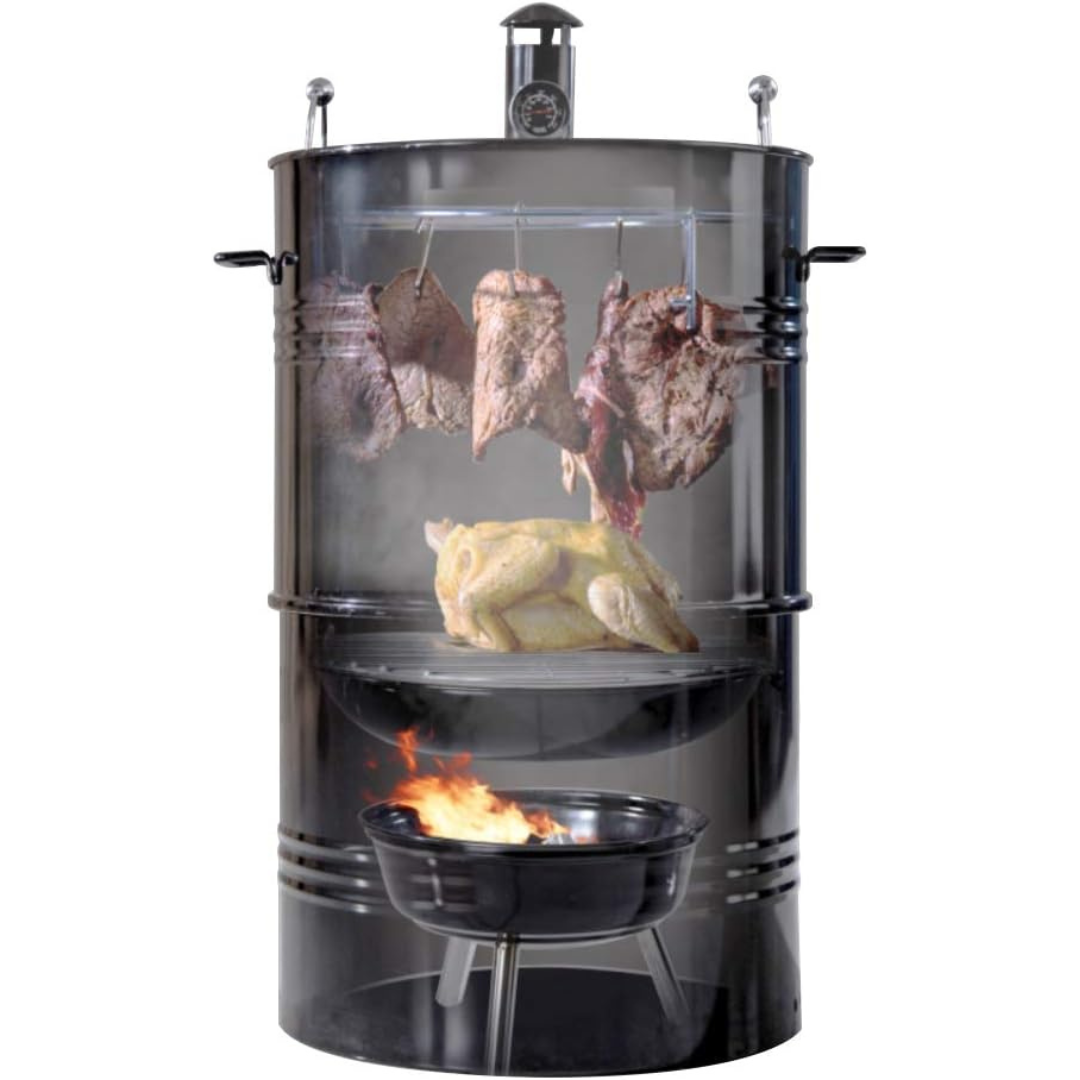 Vertical Charcoal Smoker Grill 18 Inch