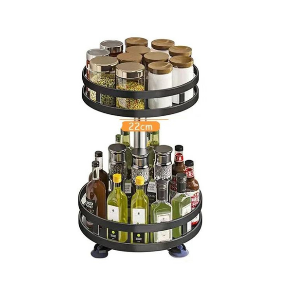 Rotatable Kitchen Spice Rack