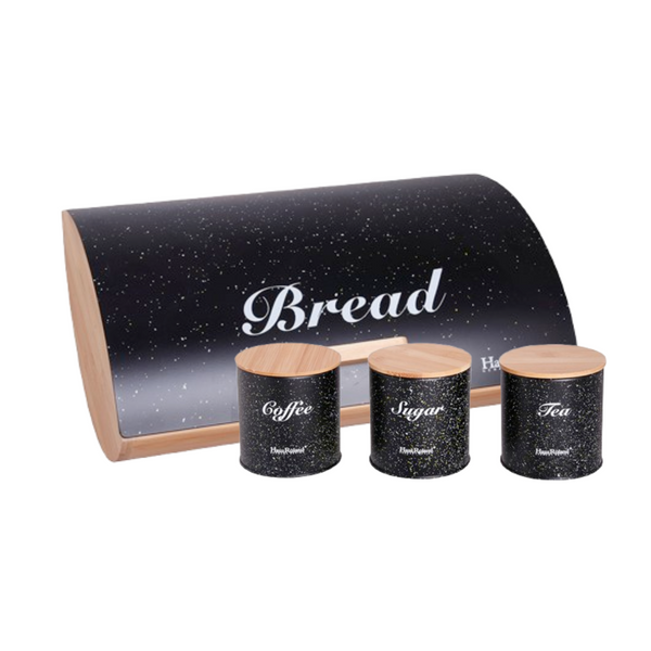 Bread Box Wooden Set of 3