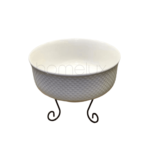 Ceramic Footed Platter Serving Bowl