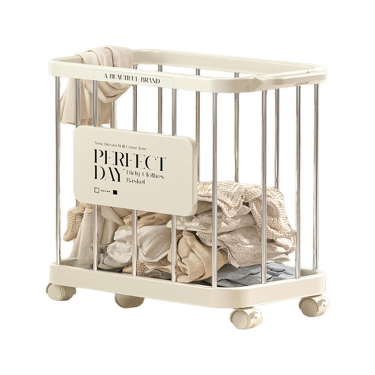 Large Capacity Rolling Laundry Basket