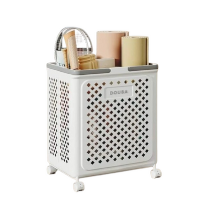 Large Capacity Movable Folding Laundry Basket