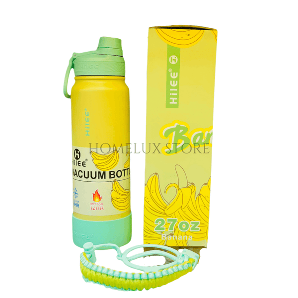 Hilee Wide Mouth Insulated Bottle - Yellow