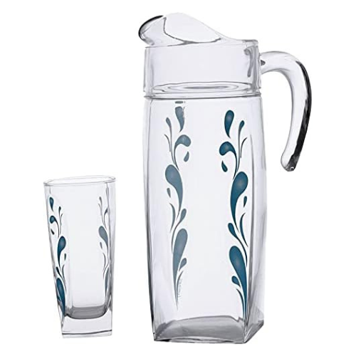 Luminarc Flame Sparkle Water Set Turq (Blue)