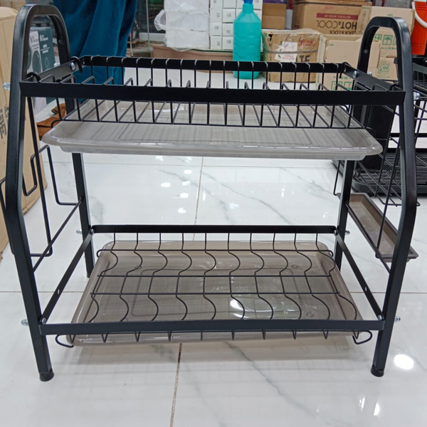 2 Tier Stainless Steel Dish Drying Rack