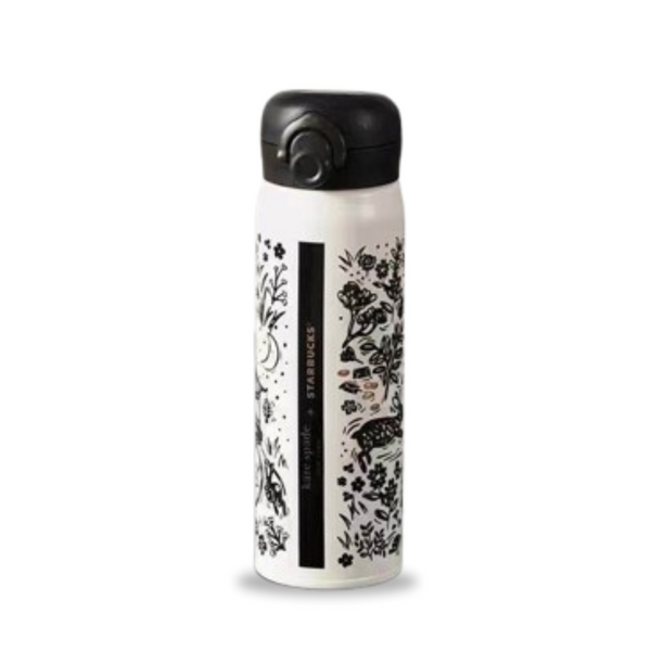 SB Insulated Tumbler - White & Black - 420ml