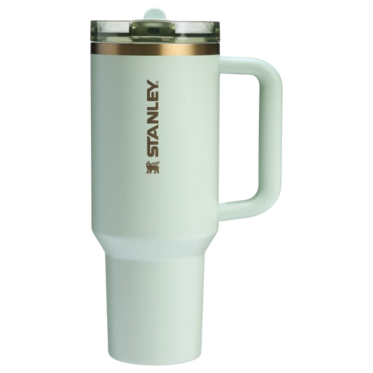 The Quencher ProTour Flip Straw Tumbler | 40 OZ - Gilded Celadon
