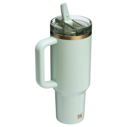 The Quencher ProTour Flip Straw Tumbler | 40 OZ - Gilded Celadon