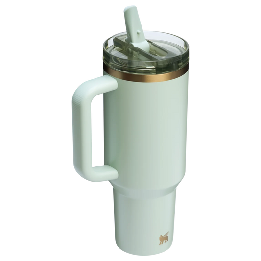 The Quencher ProTour Flip Straw Tumbler | 40 OZ - Gilded Celadon
