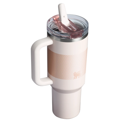 The Quencher ProTour Flip Straw Tumbler | 40 OZ - Rose Quartz Fade