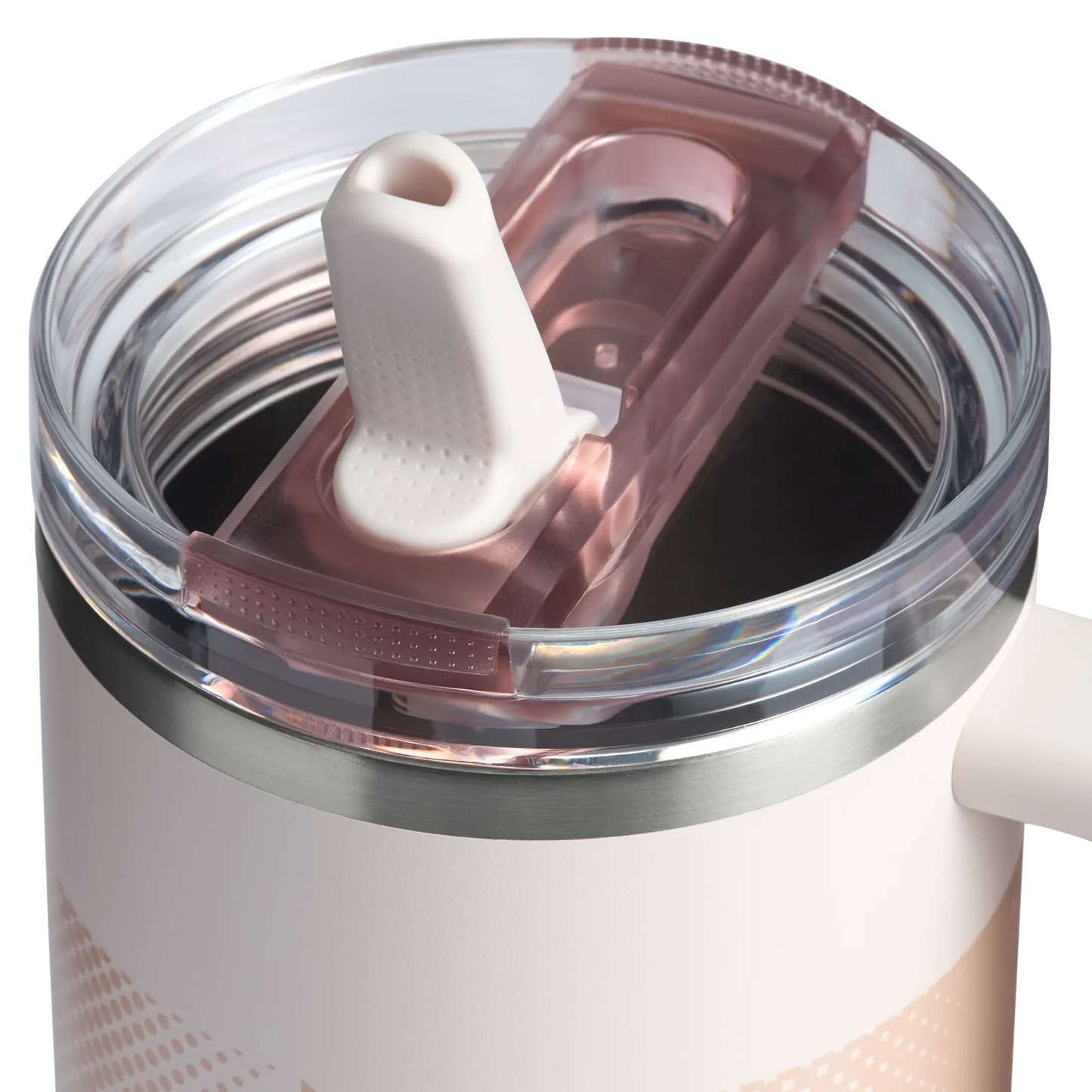 The Quencher ProTour Flip Straw Tumbler | 40 OZ - Rose Quartz Fade