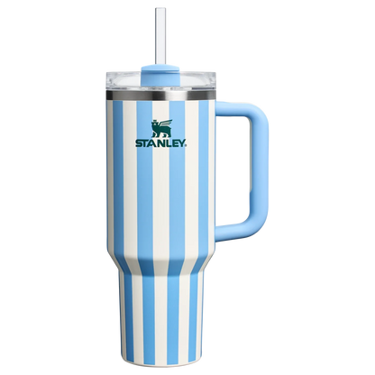 The Quencher H2.0 Flowstate™ Tumbler | 40 OZ - Cornflower Cabana Gloss
