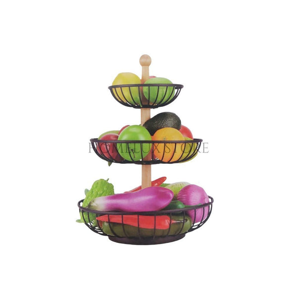 3 Layer Fruit Basket Round - Binca