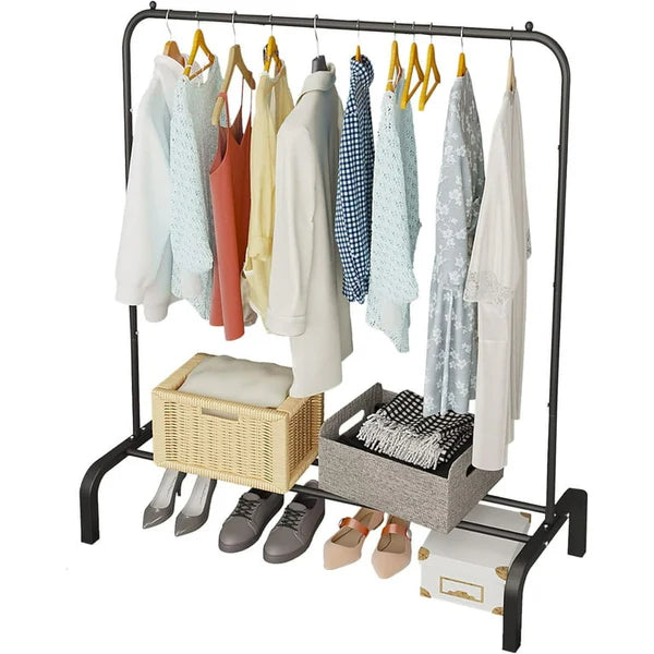 Single Pole Metal Cloth Stand