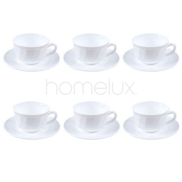 190ml 6Pcs Cup Set Opal 12c-XWB190-W