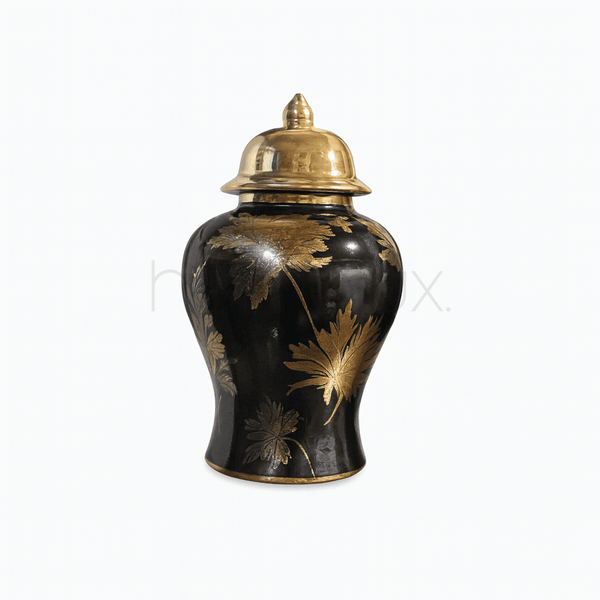 Gilded Honeycomb Jar