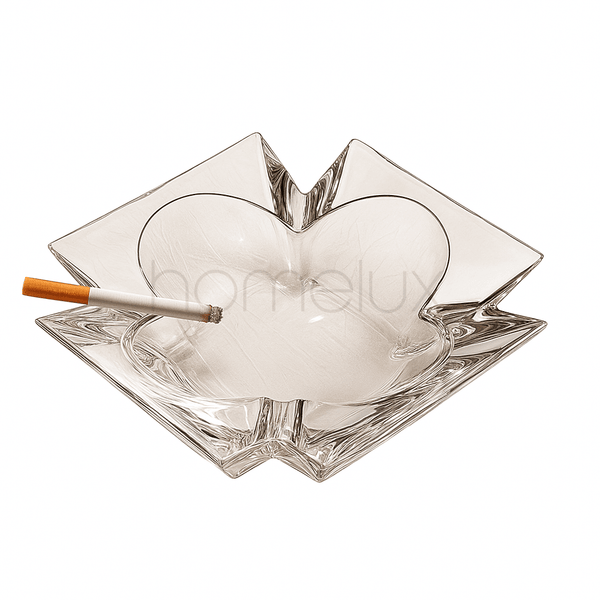 Geometric Heart Crystal Ashtray