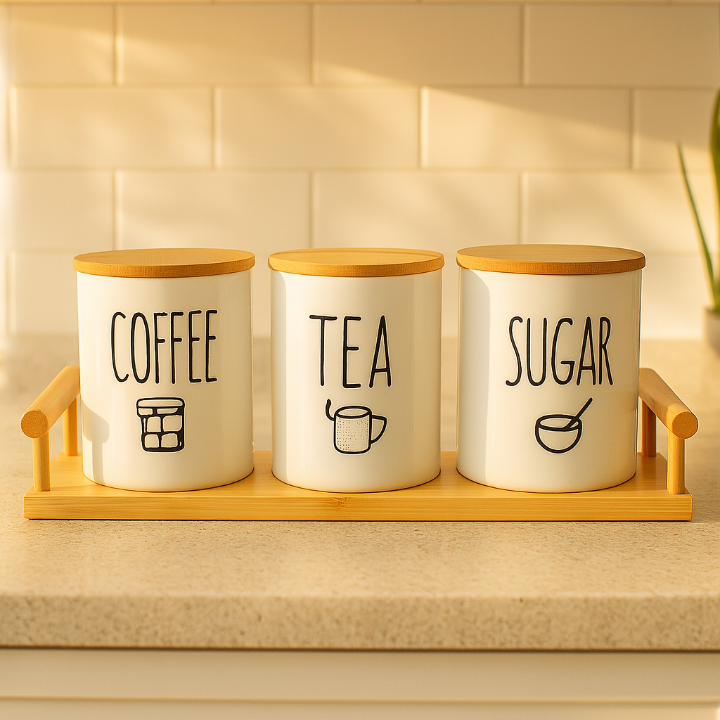 Ceramic Storage Jar Trio – HomeLux