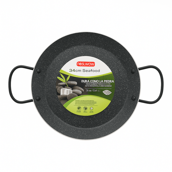 Non-Stick Stone-Effect Seafood Pan 42cm