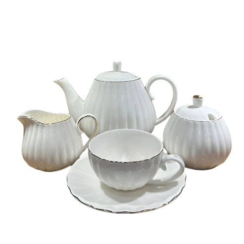 17 Pcs Fine Bone Tea Set - Royal Classic