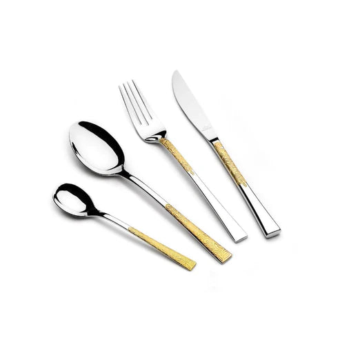 Arshia Gold Premium Stainless Steel 26pcs Cutlery Sets TM762G