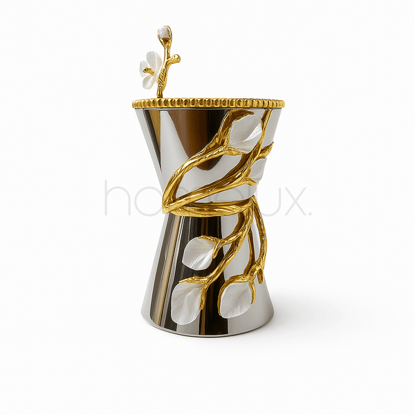 The Silver Calla Lily Hourglass Censer