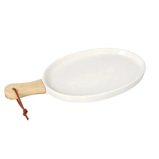 Danny Home™ 13" Plate With Wood Handle