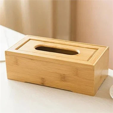 Bamboo Wooden Tissue Box