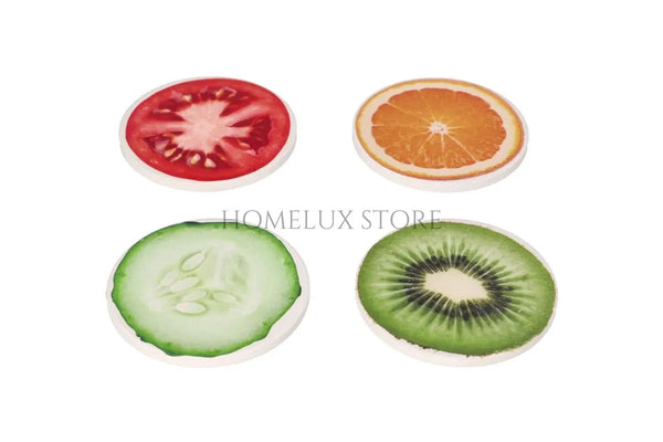 Danny Home™ 4 Pcs Absorbent Assorted Coasters - 10.2cm