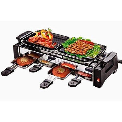 Electric BBQ Grill with Hot Plates