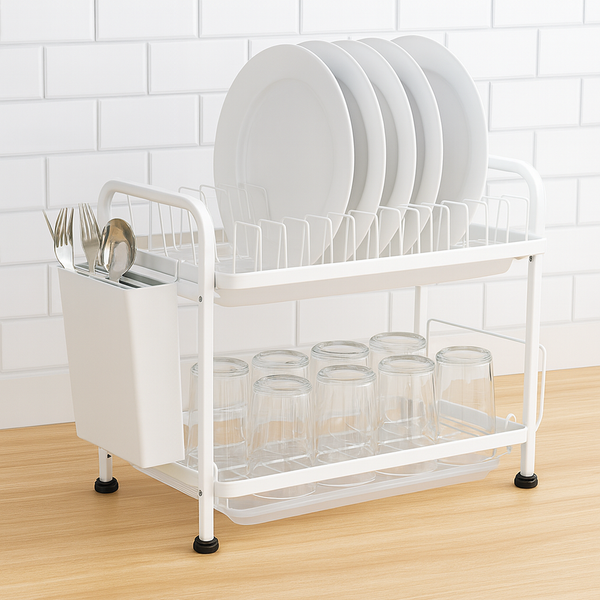 2-Tier Countertop Dish Drying Rack