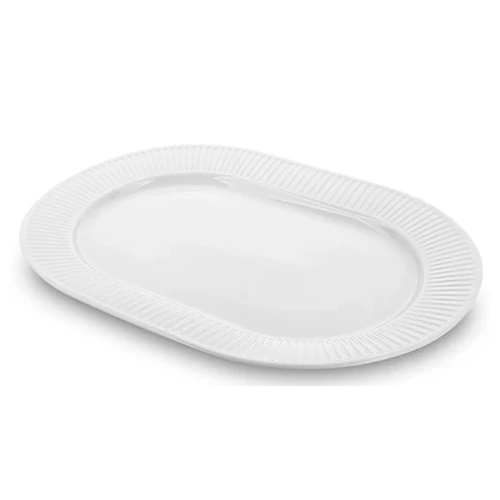 Danny Home™ 12.5" Oval Porcelain Plate
