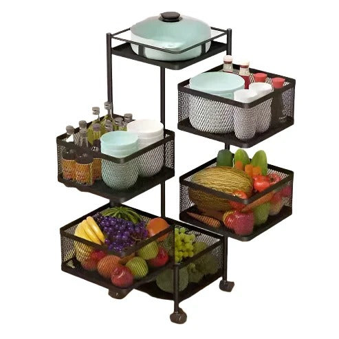 Premium Metal Trolley - Square