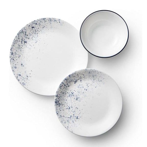 Corelle Indigo Speckle 18 Piece Dinner Set