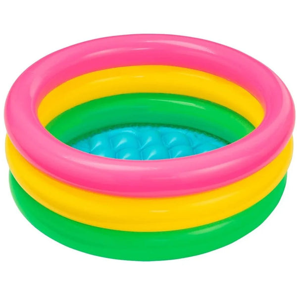 INTEX Inflatable 3 Ring Swimming Pool For Children 2ft
