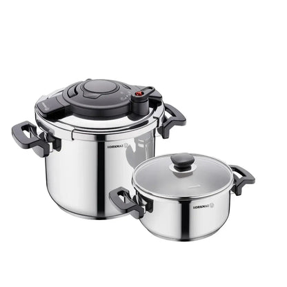 A173 Korkmaz Alessa 4 Piece Pressure Cooker Set