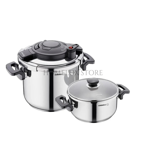 A173 Korkmaz Alessa 4 Piece Pressure Cooker Set