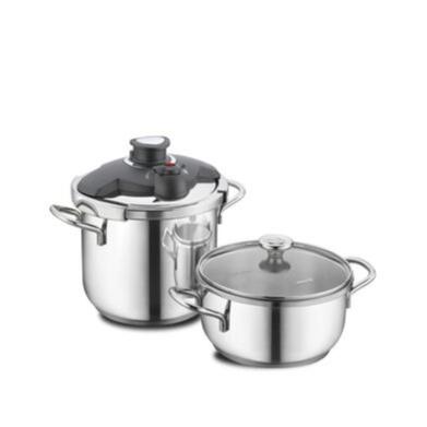 Korkmaz A171 Alia 4 Pcs. Pressure Cooker