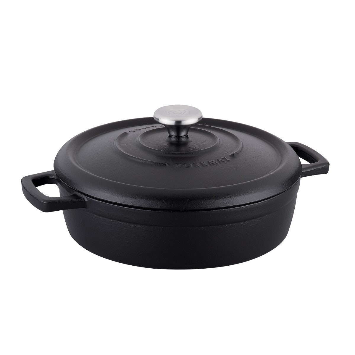 Korkmaz Casta Grill Low Casserole 26x7 Black
