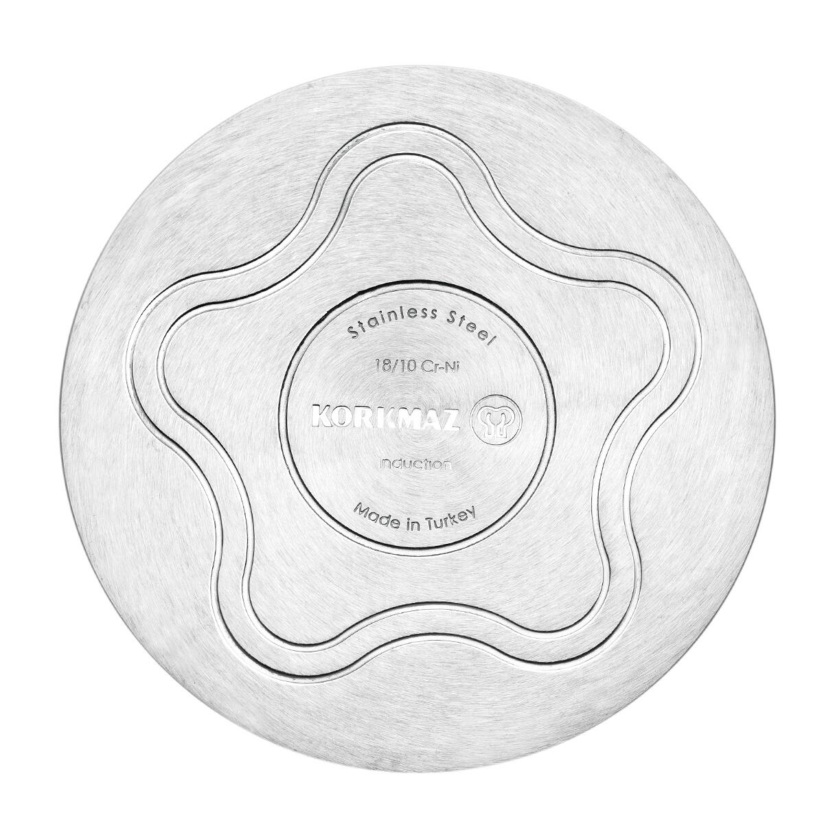 A1648 Korkmaz Perla Lidded Saucepan 16x8 cm