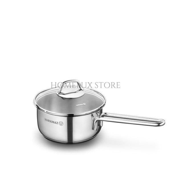 A1648 Korkmaz Perla Lidded Saucepan 16x8 cm